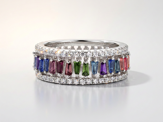 Power Baguette Statement Ring