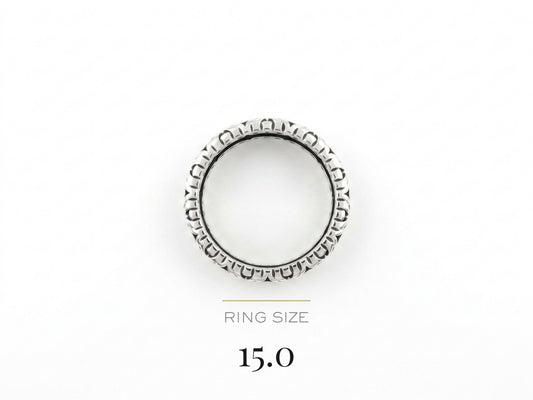 Shadow Crest Band Ring