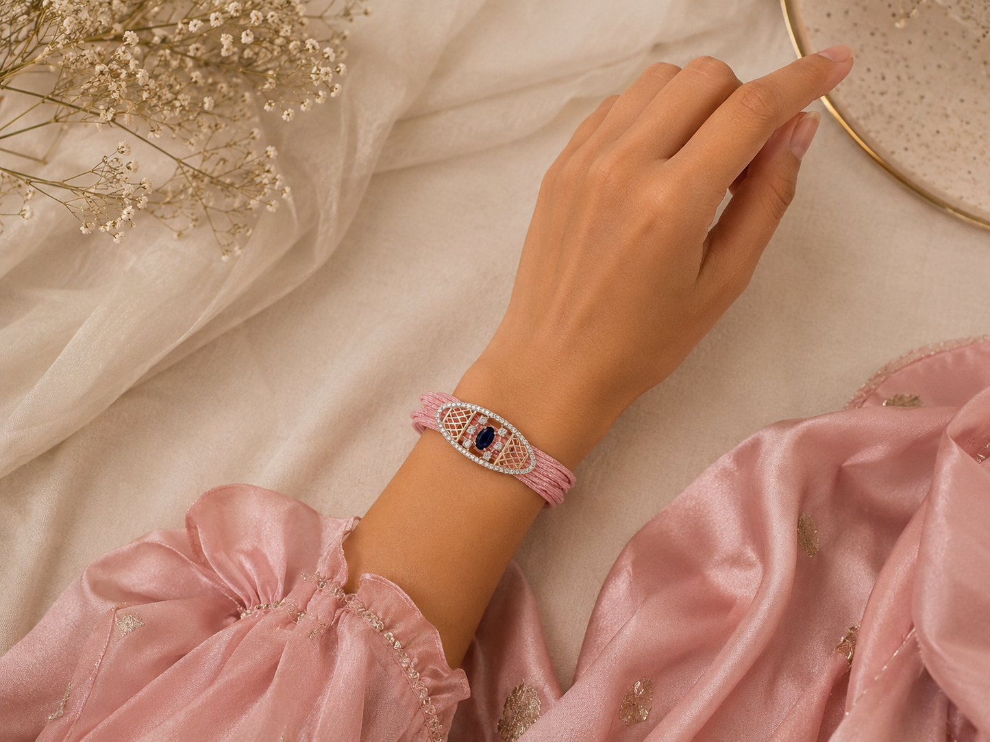 Aanya Crimson Royale Bracelet