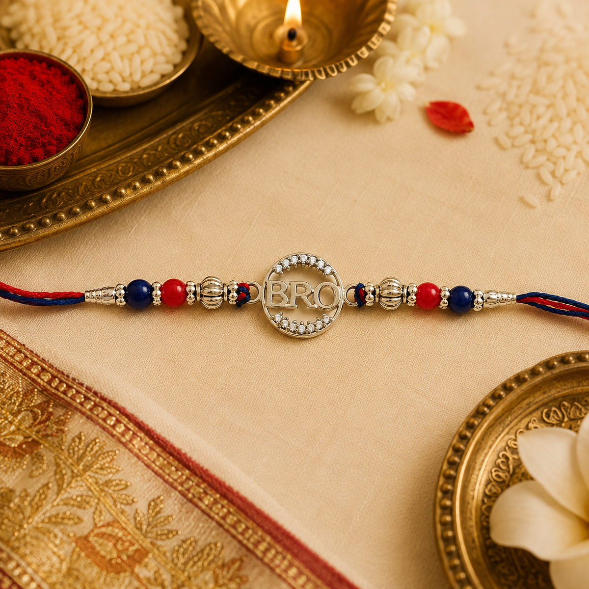 925 Sterling Silver BRO Rakhi