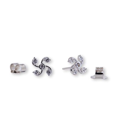Swril Sparkle Stud Earrings