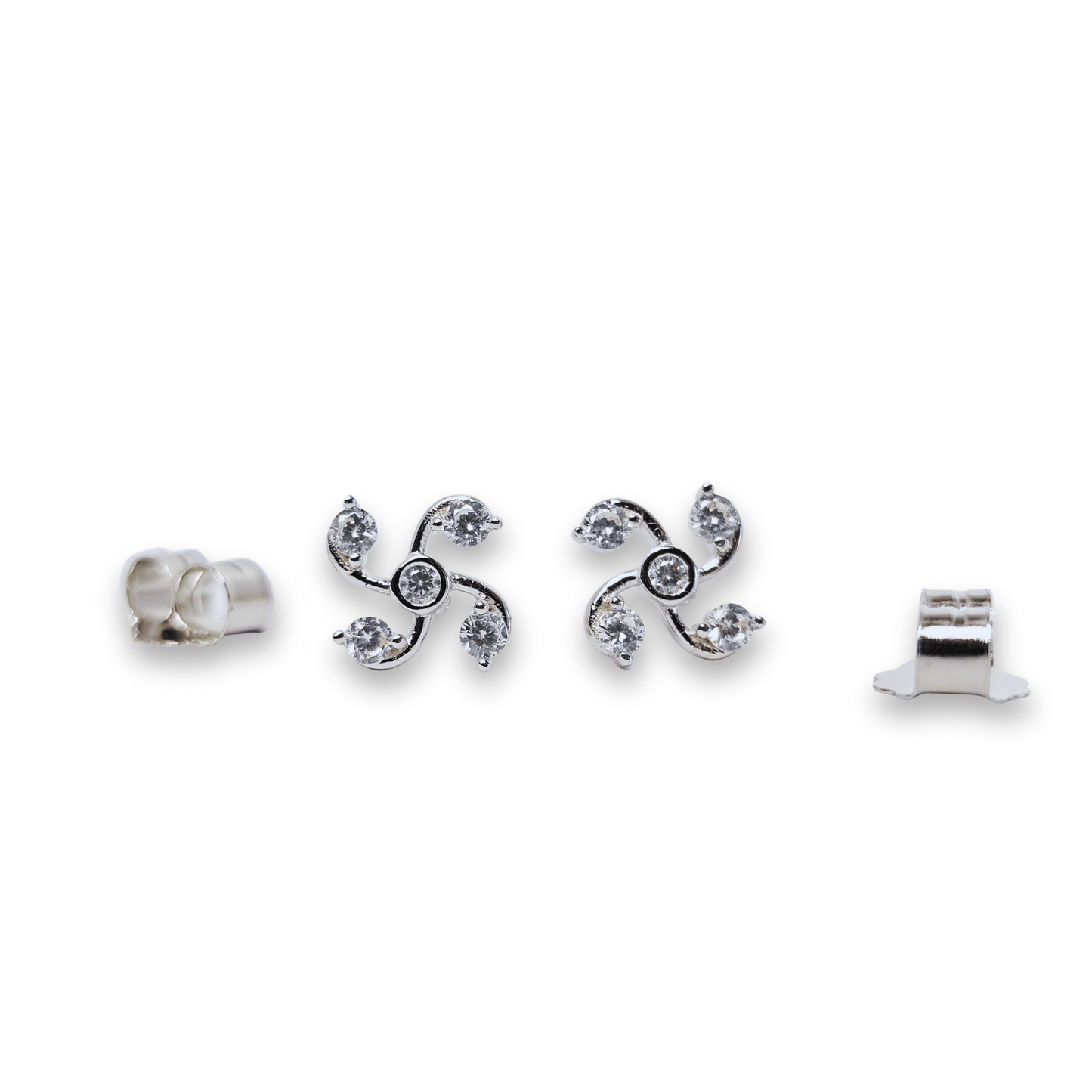 Swril Sparkle Stud Earrings