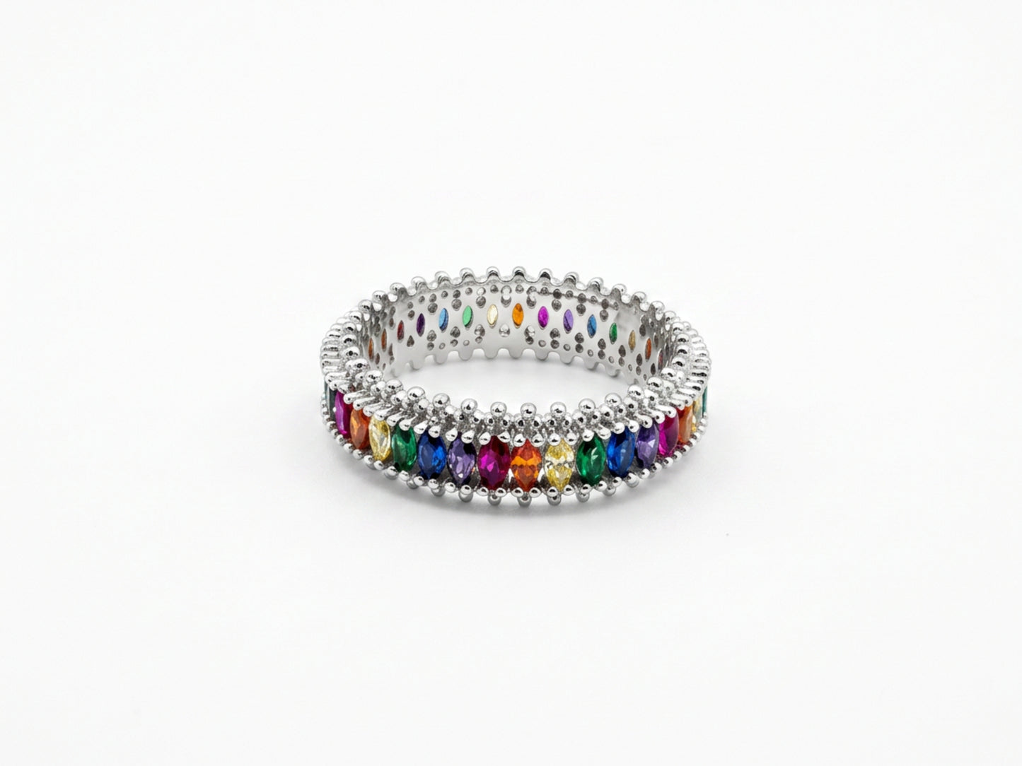 Power Baguette Statement Slim Ring