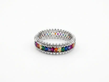 Power Baguette Statement Slim Ring