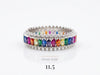 Power Baguette Statement Slim Ring
