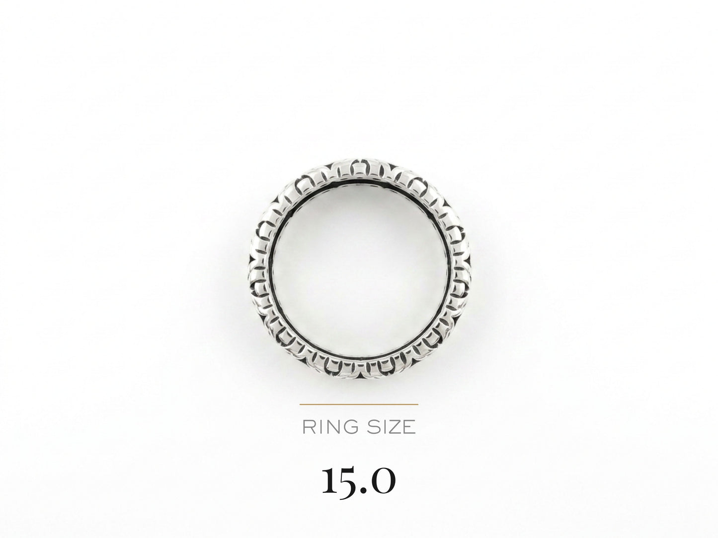 Midnight Monarch Silver Ring