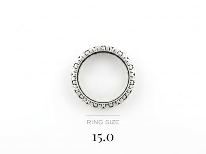 Midnight Monarch Silver Ring