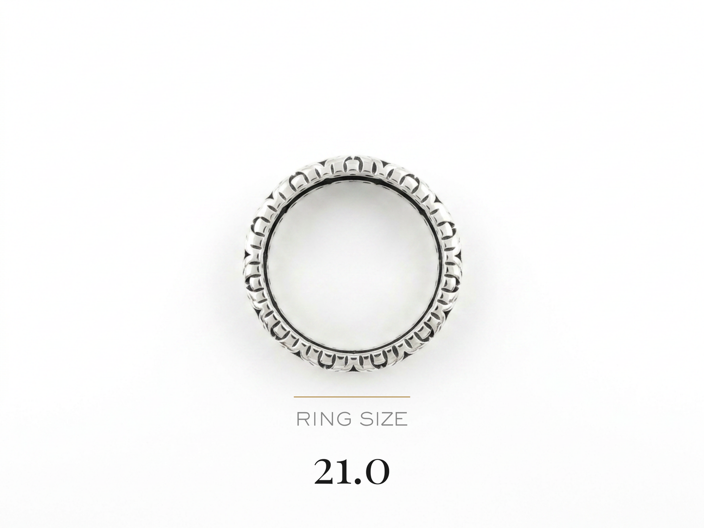 Midnight Monarch Silver Ring