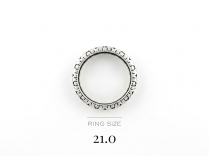 Midnight Monarch Silver Ring