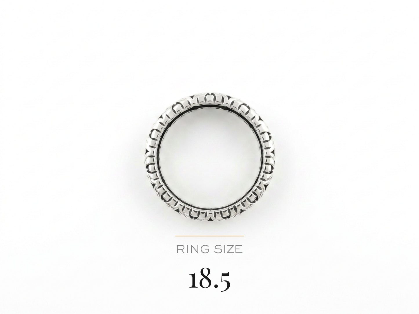 Midnight Monarch Silver Ring
