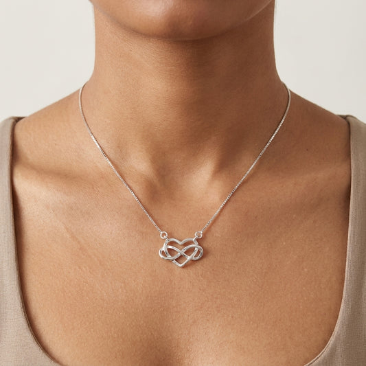 Infinite Heart Halo Pendant