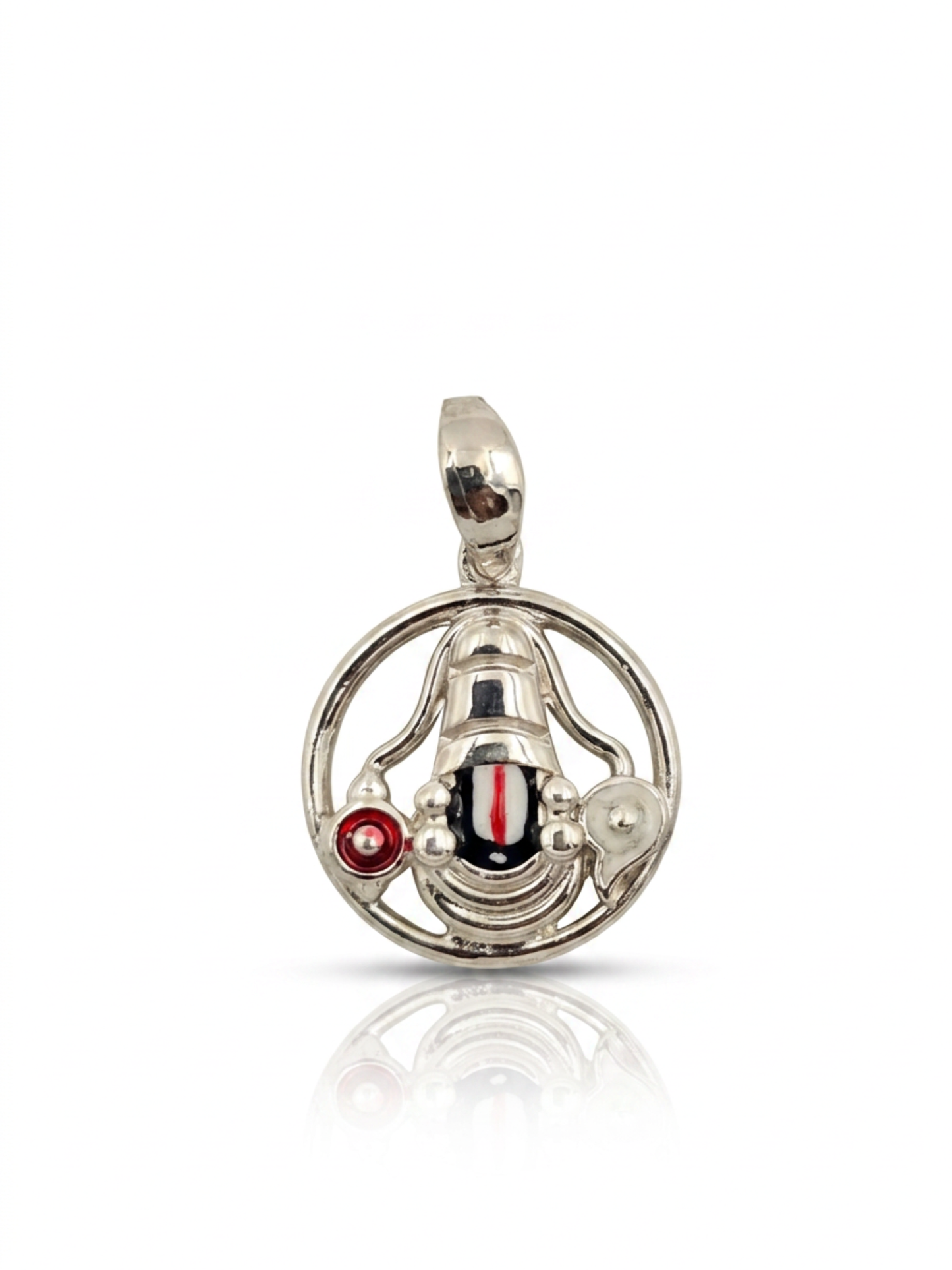 AANYA Tirumala Venkateswara Silver Pendant