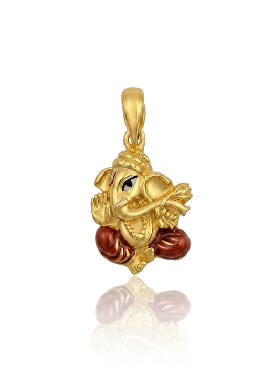Lord Ganesha Silver Pendant