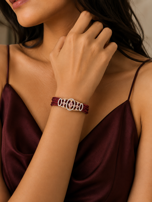 Aanya Crimson Royale Bracelet