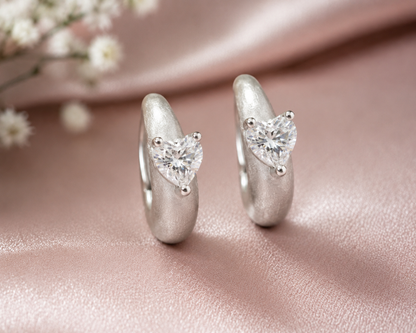 AANYA Petite CZ Curve Stud Earrings