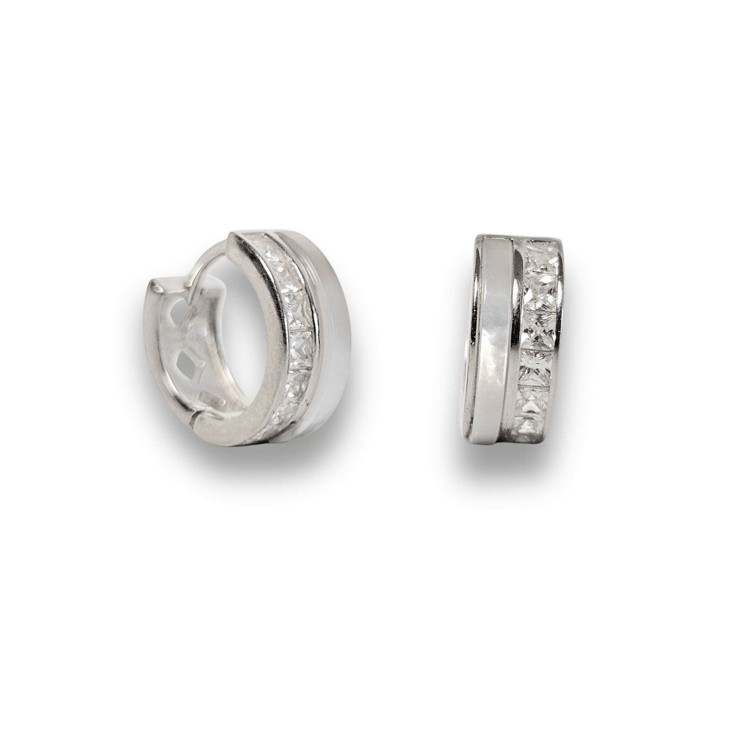 Classic CZ Hoop Earrings