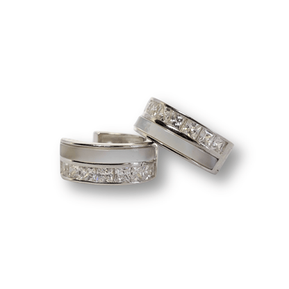 Classic CZ Hoop Earrings