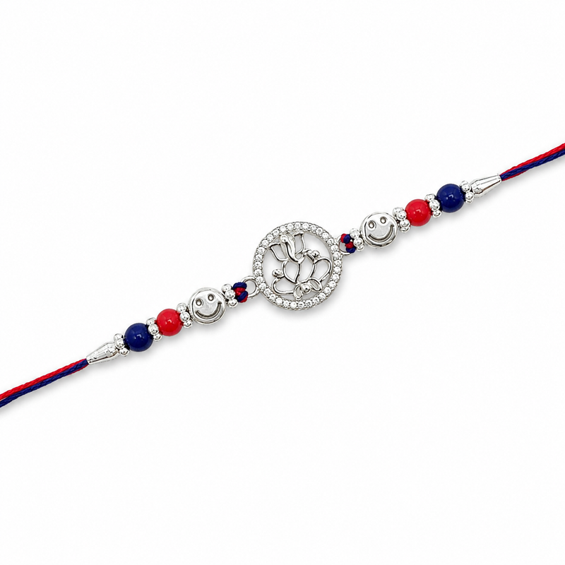 925 Sterling Silver Ganesh Rakhi