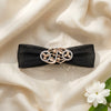 Aanya Noir Bloom Ribbon Bracelet