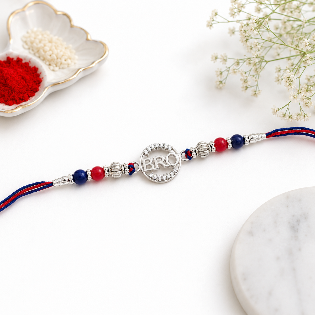 925 Sterling Silver BRO Rakhi